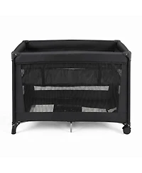 Costway Portable Baby Playard with Soft Mattress, Breathable Mesh Sides