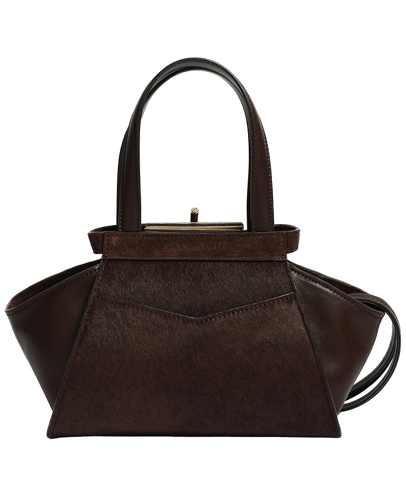 Kenneth Cole Leather Small Satchel Handbag
