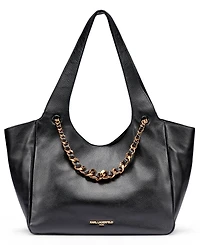 Karl Lagerfeld Paris Ina Leather Extra-Large Tote Handbag