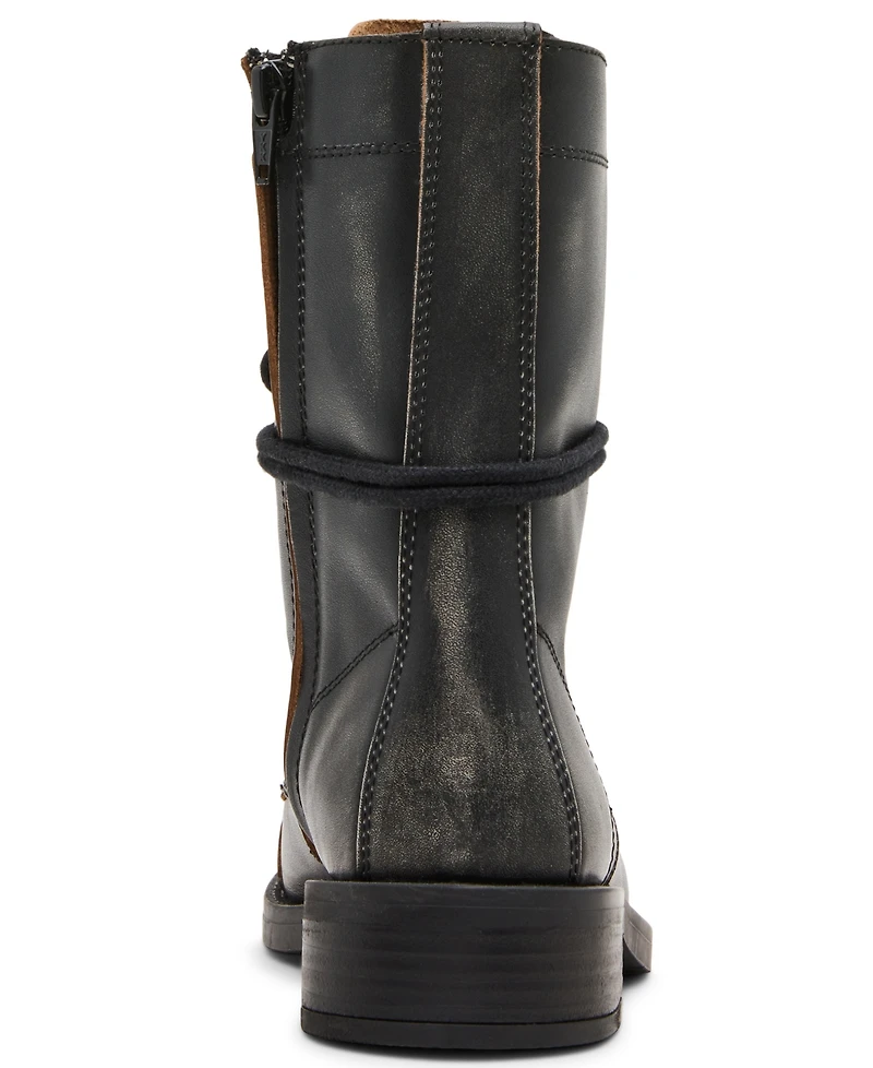Steve Madden Women's Yukon Lace-Up Combat Booties