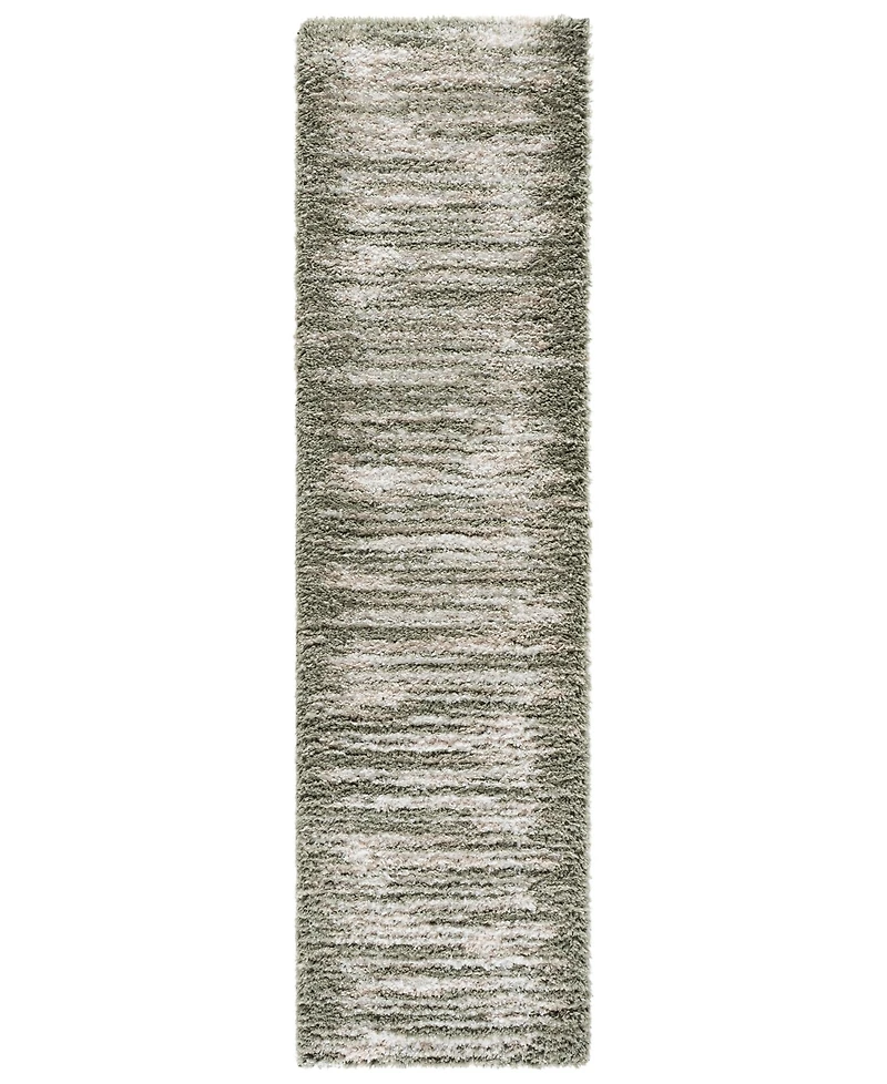 Safavieh Ravine Shag RVE352B 2'2"x8' Runner Area Rug