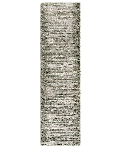 Safavieh Ravine Shag RVE352B 2'2"x8' Runner Area Rug