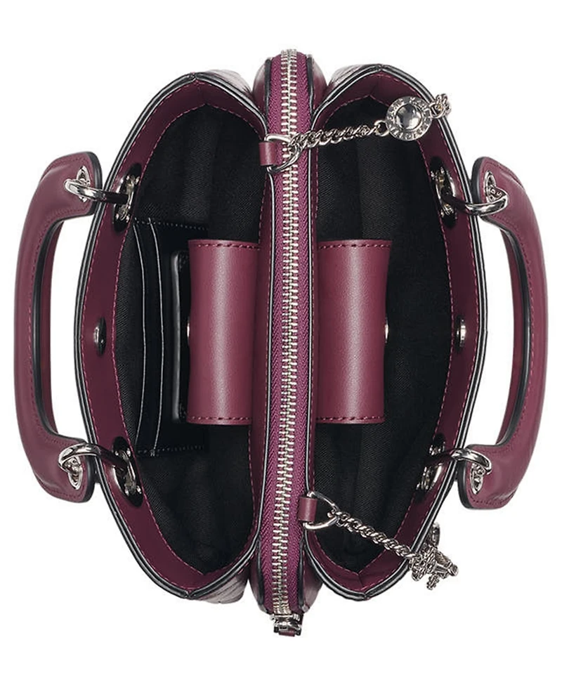 Karl Lagerfeld Paris Benoite Small Leather Satchel Handbag