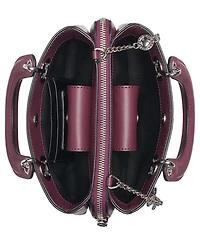 Karl Lagerfeld Paris Benoite Small Leather Satchel Handbag