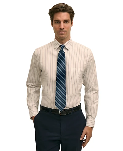 B by Brooks Brothers Men's Spread Collar Dress Shirt