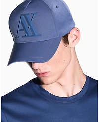 A|X Armani Exchange Men's Rubber Logo Hat