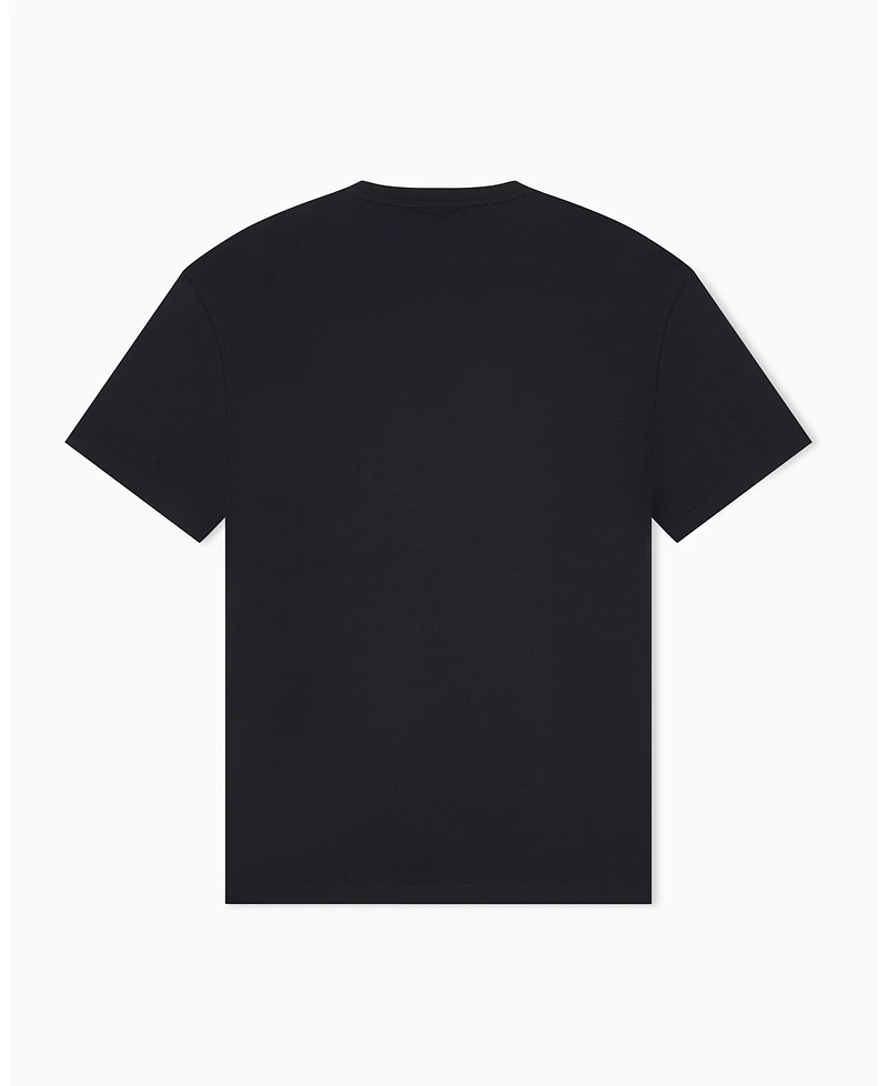 A|X Armani Exchange Men's Black And Gold Slim T-Shirt