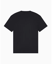 A|X Armani Exchange Men's Black And Gold Slim T-Shirt