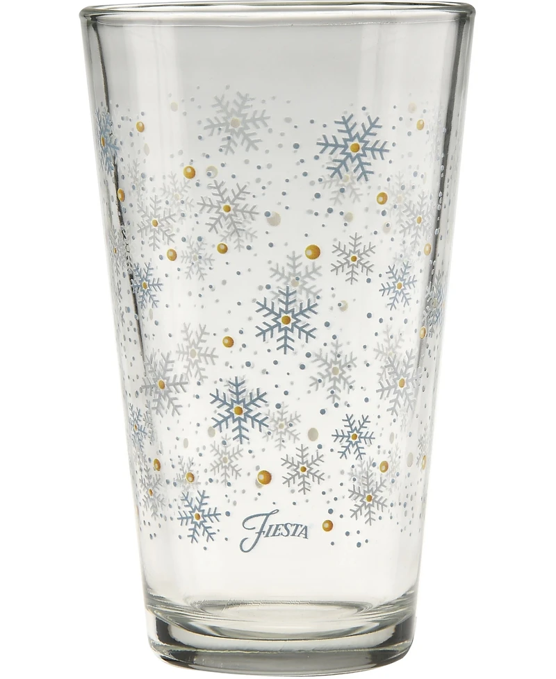 Fiesta Snowflakes Tapered Cooler Glasses, Set of 6, Exclusively at Macy's