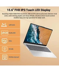 Hp 15.6 inch Fhd Touchscreen Laptop, Intel Core Ultra 5 225U, 16GB DDR5, 512GB Ssd, Wi Fi 6, Windows 11 Home, Silver