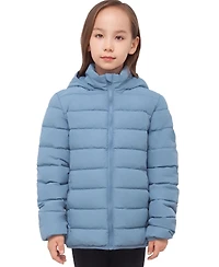 Rokka&Rolla Girls' Hudson Lightweight Hooded Puffer Jacket, 4-18