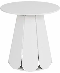 31.5" Round Farmhouse Dining Table with Pedestal Base