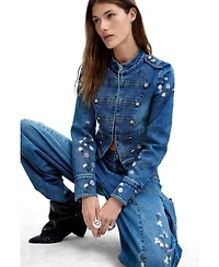 Desigual Women's Embroidered Jacket M C Lacroix