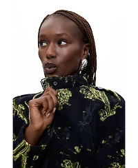 Desigual Women's Flocked printed jacket