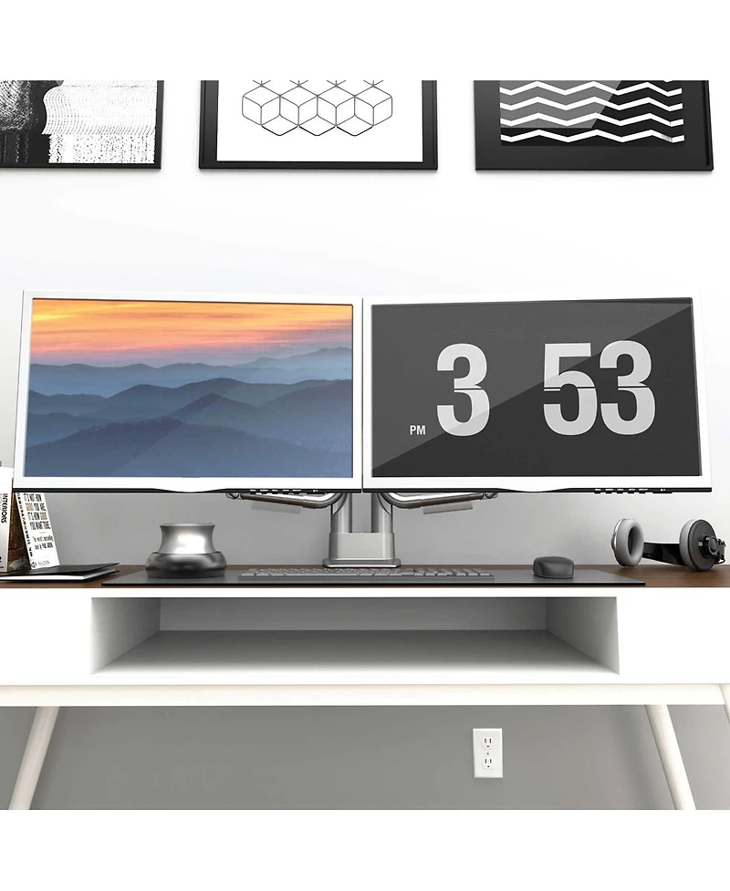 Kanto DMS2000 Dual-Monitor Desktop Mount for 17" - 32" Displays
