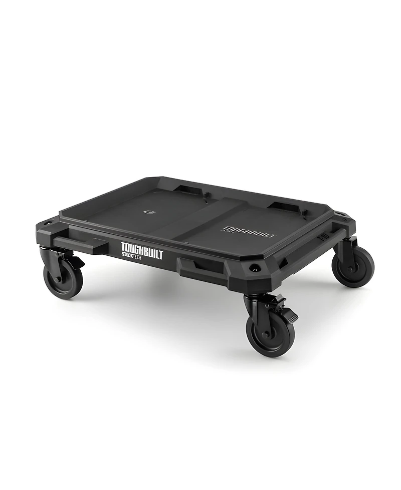 ToughBuilt 4-Wheel Cart, Rolling Dolly for StackTech Tool Boxes and Organizers