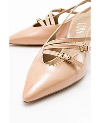 Prologue Shoes Women's Magra Pointed-Toe Slingback Stiletto