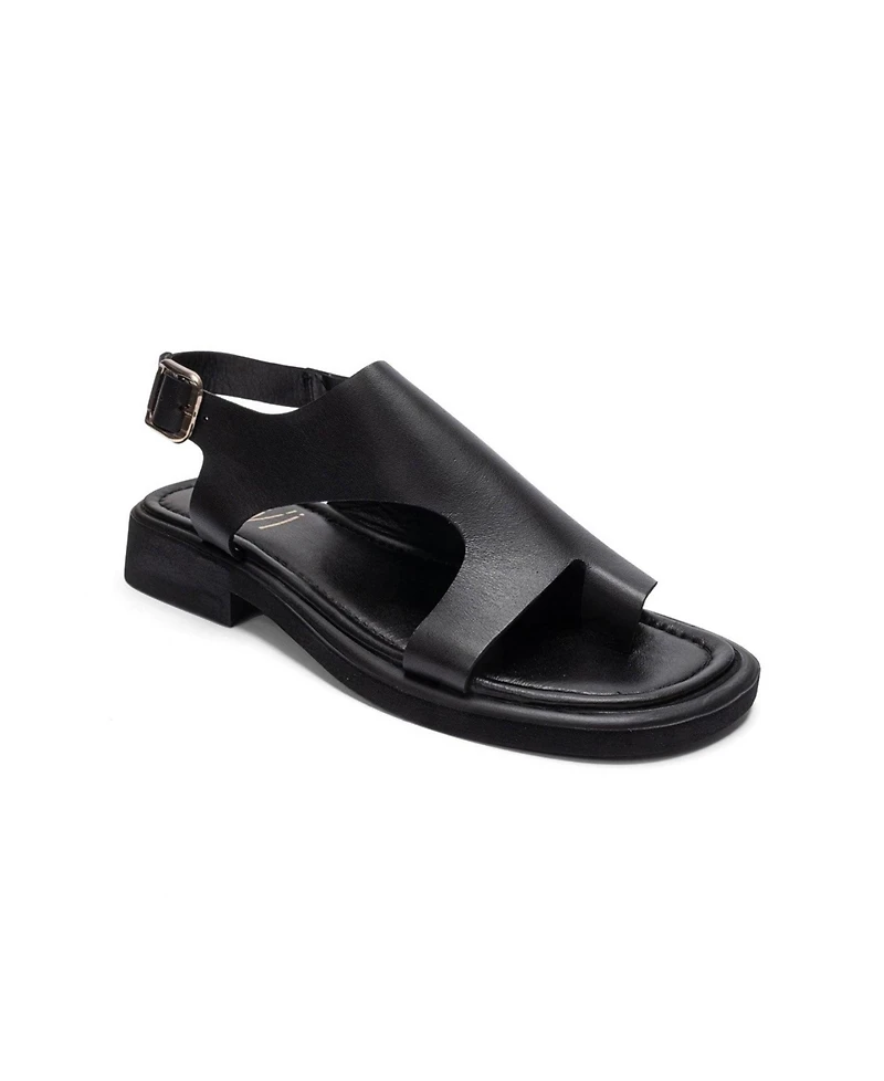 Forever and Always Shoes Women's Burley Leather Slingback Sandal