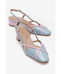 Prologue Shoes Women's Olena Block Heel Slingback Pump
