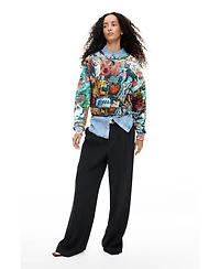 Desigual Women's Printed 100% cotton sweatshirt