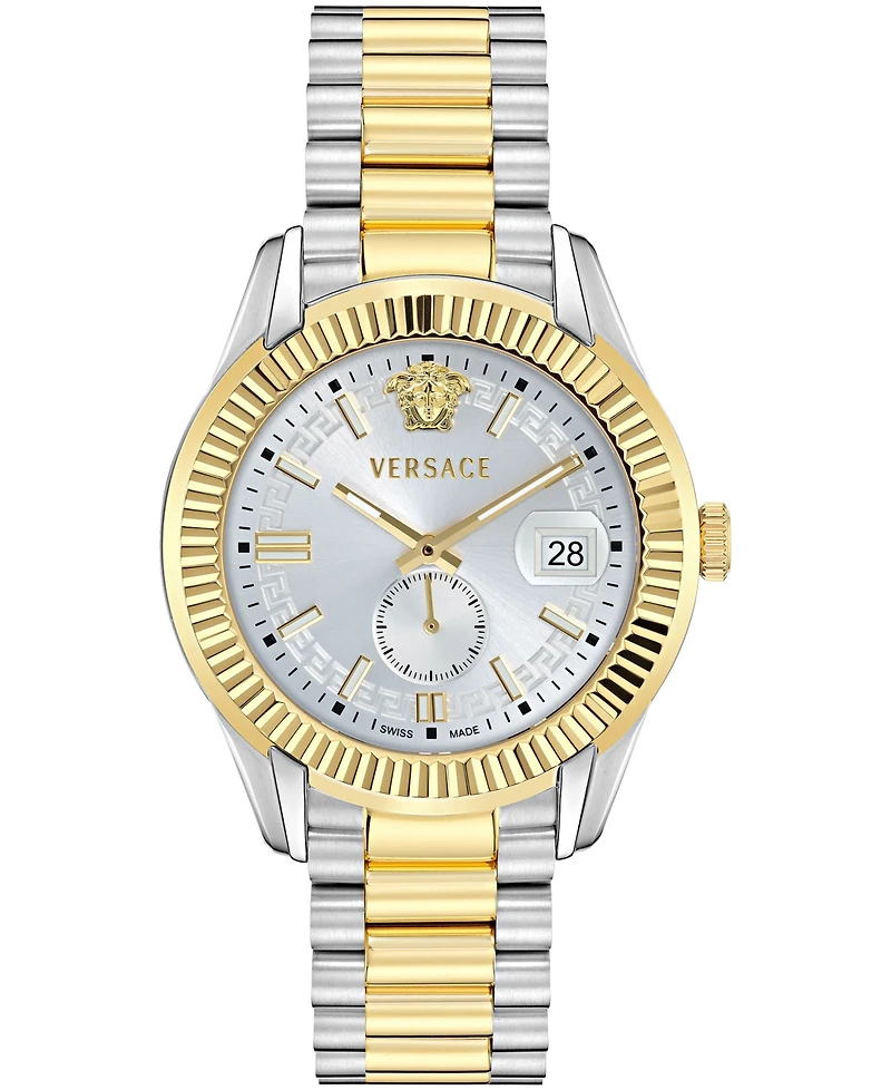 Versace Men's Apodis Ip Yellow Gold Stainless Steel Bracelet Watch 41mm