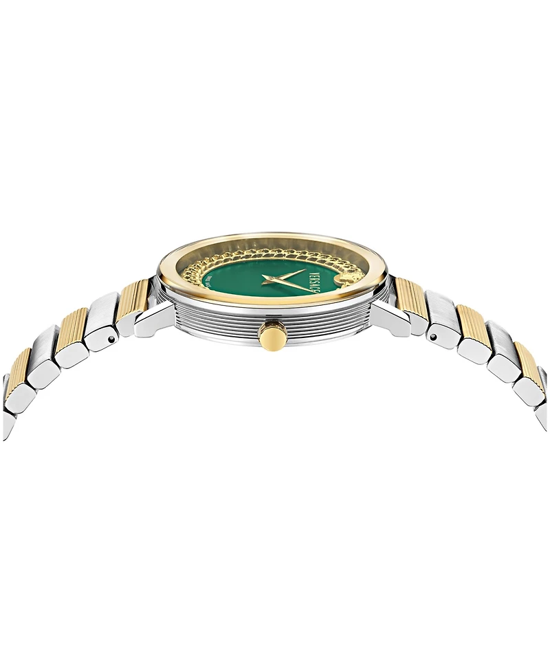 Versace Women's V-Libra Two-Tone Stainless Steel Bracelet Watch 35mm
