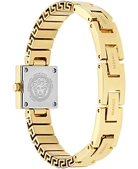 Versace Women's V-Square Petite Silver Stainless Steel Bracelet Watch 18x18mm