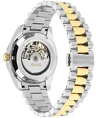 Versace Men's Millenyium Automatic Silver Stainless Steel Bracelet Watch 40mm