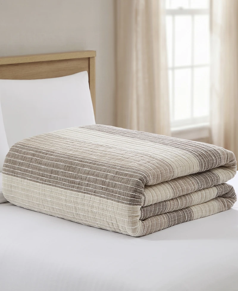 Levtex Home Sand Stripes Textured Quilt