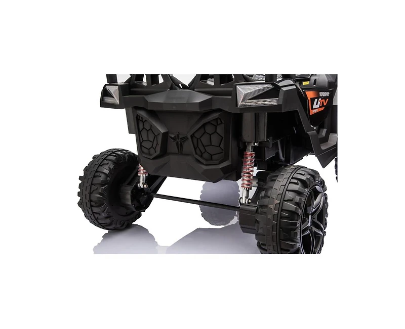 Yobtop 12V 7Ah Remote-Control Two-Mode Kids Electric Utv Ride-On Car, Ages 3+