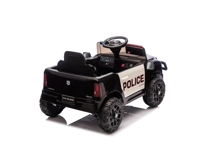 Yobtop 12V Dodge Ram 3500 Remote Control and Led Lights Ride-On Truck, 1-Seat, Ages 3-6
