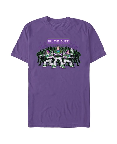 Fifth Sun Men's Toy Story Pull the Buzz Character Graphic T-Shirt
