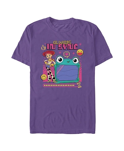 Fifth Sun Men's Toy Story Always in Sync Character Graphic T-Shirt