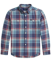 Polo Ralph Lauren Boys' 8-20 Plaid Cotton Flannel Work Shirt