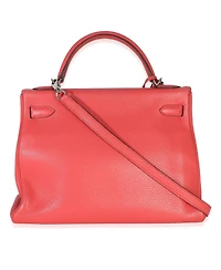 Pre-Owned HERMES Rose Lipstick Clemence Kelly 32 Phw