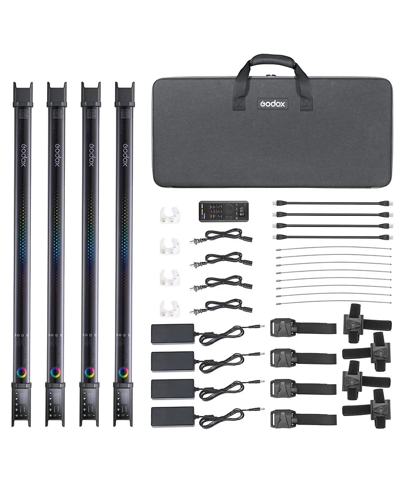 Godox TL60 Rgb Wireless 4-Light Tube Light Kit