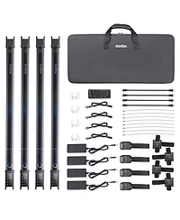 Godox TL60 Rgb Wireless 4-Light Tube Light Kit