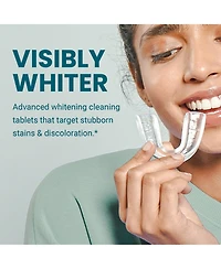M3 Overnight Retainer Cleaner Tablets with Whitening Formula Dental Appliance Cleaning Tablets 120 Count