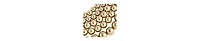 Sohi Women's Metallic Beaded Cluster Necklace