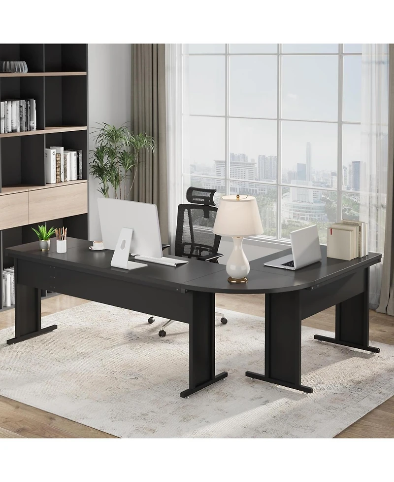 Tribesigns 83" L-Shaped Executive Desk