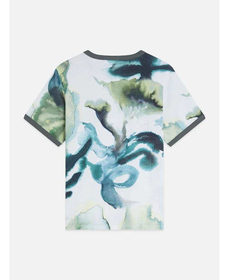 Scotch & Soda Women's Printed Cotton Short-Sleeve Crewneck T-Shirt