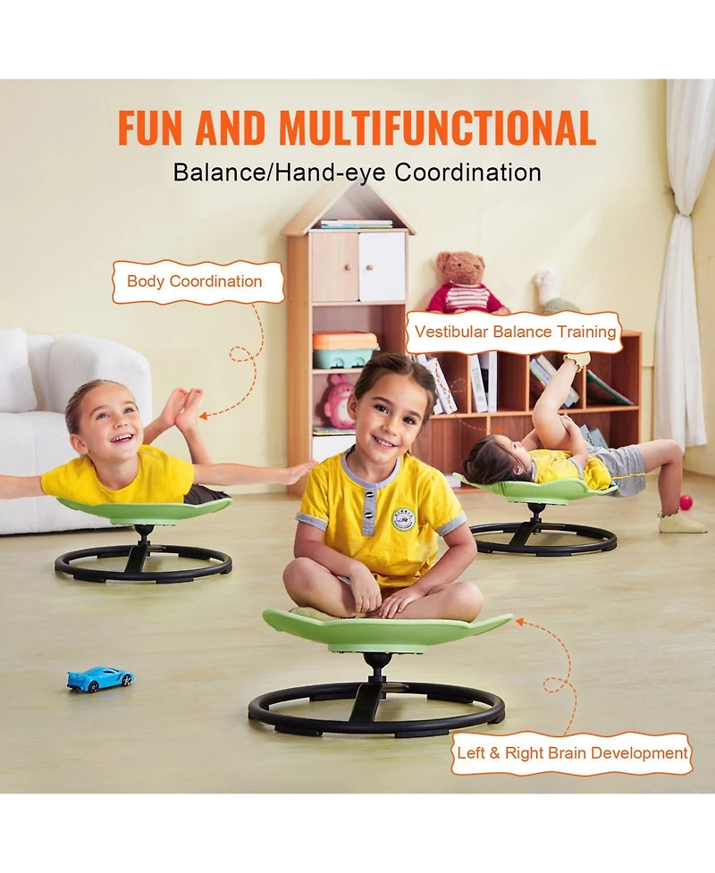 Sugift 360-Degree Spinning Sensory Swivel Chair, Ages 3+