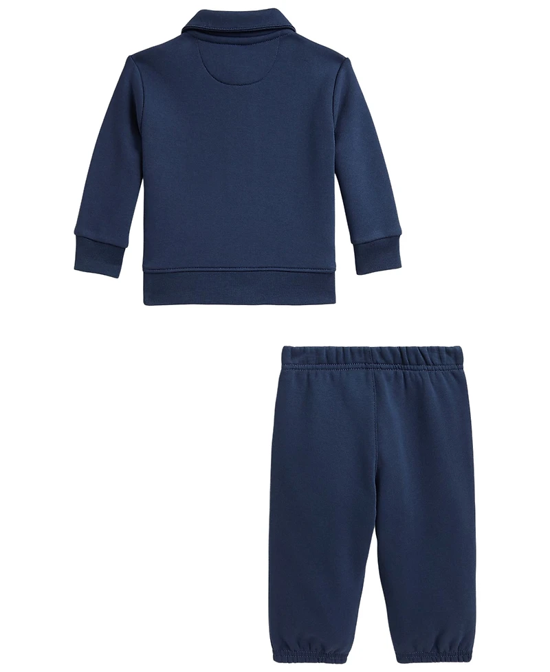 Polo Ralph Lauren Baby Boys' Polo Sportsman Fleece Sweatshirt and Pants, 2- Piece Set