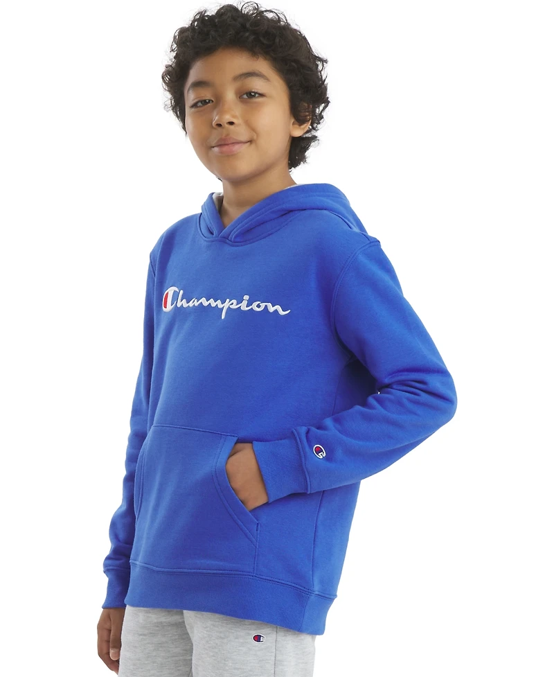 Champion Boys' 8-20 Signature Logo Pullover Hoodie