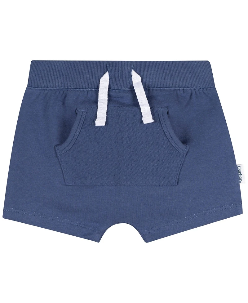 Gerber Baby Boys'(0-24M) Shorts - 2-Pack