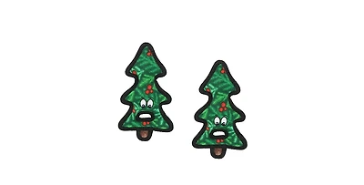 Tuffy Holiday Tree Tug 2 Pack, Christmas Dog Toy