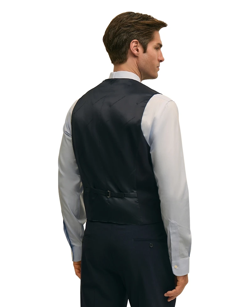 B by Brooks Brothers Men's Classic-Fit Wool Blend Suit Separates Vest