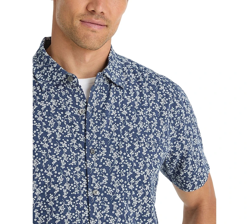Nautica Men's Dobby Short-Sleeve Shirt