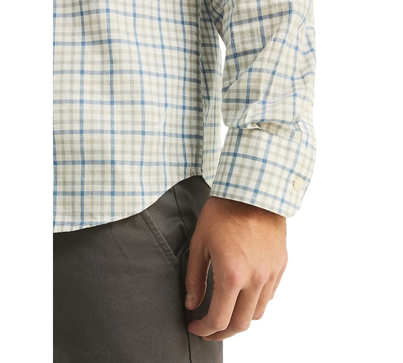 Nautica Men's Slub Long-Sleeve Shirt