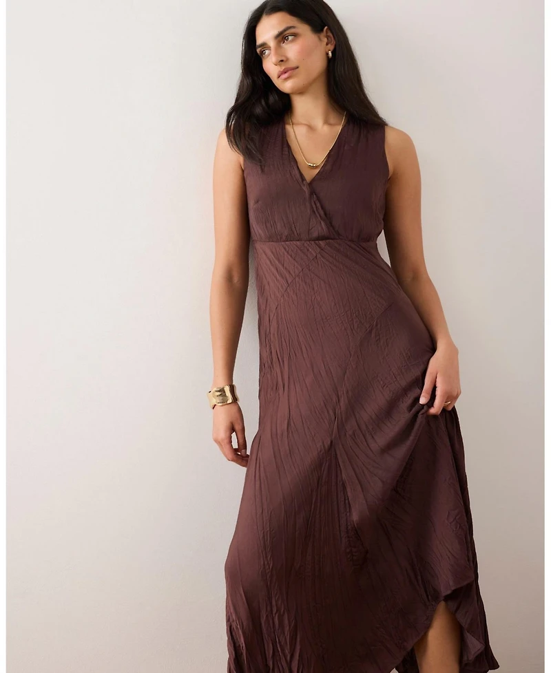 Mint Velvet Women's Crinkle Maxi Dress